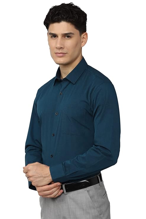 Men's Everday Regular Fit Solid Shirt Peter England - Image 3