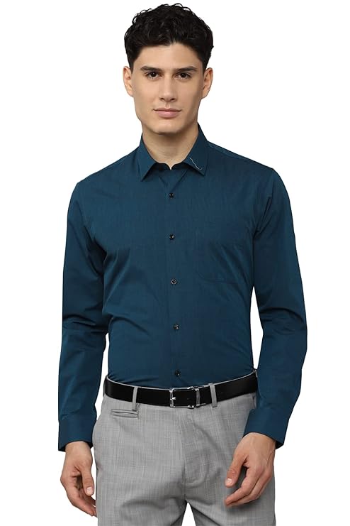 Men's Everday Regular Fit Solid Shirt Peter England