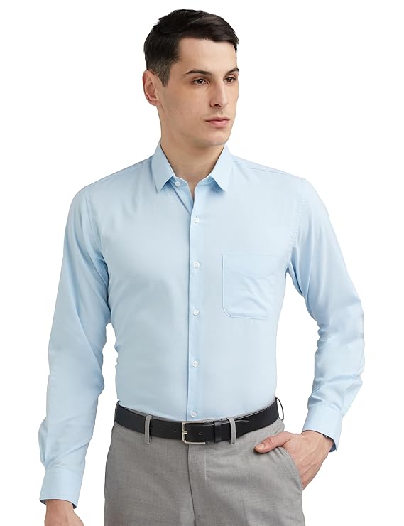 Men's Everday Regular Fit Solid Shirt Peter England - Image 5