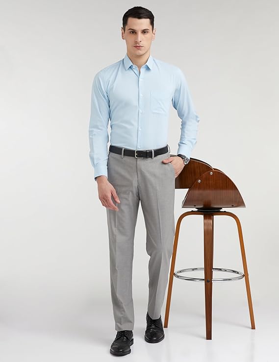 Men's Everday Regular Fit Solid Shirt Peter England - Image 6